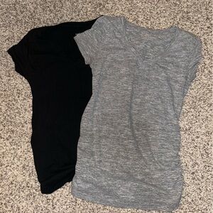 Bundle of ruched maternity T-shirts size small